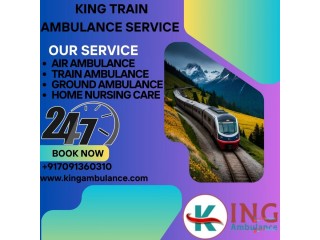 King Train Ambulance Service in Ranchi which provides good care to the sick people