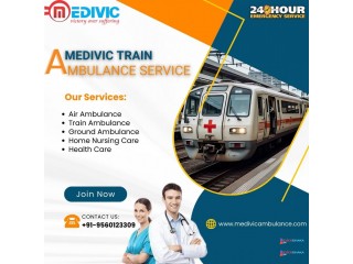 You can book Medivic Train Ambulance Service in Patna at a low price