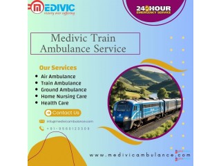 Use the Medivic Train Ambulance Services of Ranchi to transport your loved ones