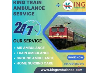 King Train Ambulance Service in Kolkata transports patients to other hospitals easily