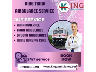 King Train Ambulance Service in Mumbai transfers patients in the fastest and easiest way