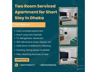 Furnished 2BHK Serviced Apartment RENT in Bashundhara R/A
