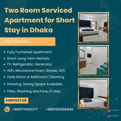 furnished-2bhk-serviced-apartment-rent-in-bashundhara-ra-big-0