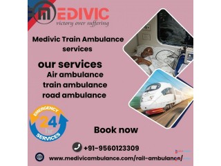 Medivic Train Ambulance in Jamshedpur  Has the Experience and Resources for Transfer