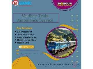 The Medivic Train Ambulance Services in Bangalore is available 24/7