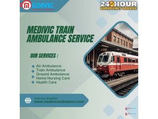 Life-saving is possible with the Medivic Train Ambulance Services in Mumbai