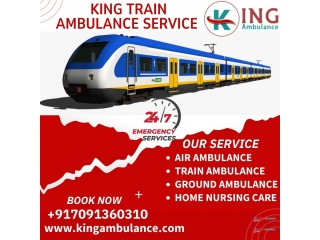 King Train Ambulance Service in Kolkata provides 24 hours emergency services