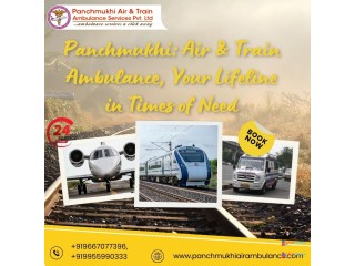 Panchmukhi Train Ambulance Service in Patna to obtain top-notch medical Services