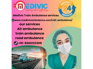 MedivicTrain Ambulance in Lucknow  Comes with a Professional Group of Doctors
