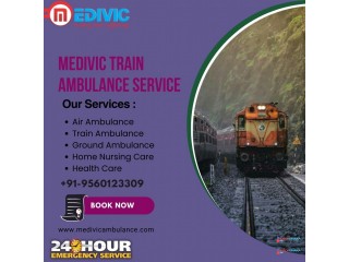 For transit medical care in Patna, trust Medivic Train Ambulance Service