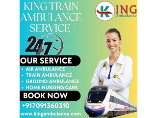 King Train Ambulance Service in Ranchi which takes the patient to the health center in the fastest way