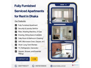 Furnished 4BHK Serviced Apartment RENT In Bashundhara R/A