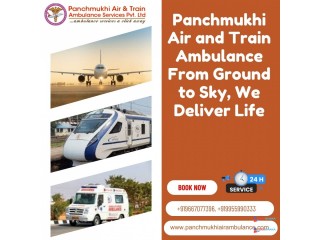 Hire Panchmukhi Train Ambulance Service in Patna for advanced life-support equipment