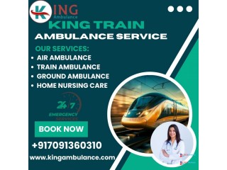 King Train Ambulance Service in Bhopal transports injured people to health centers