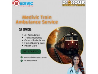 The Medivic Train Ambulance Ranchi takes into account the elevated intensity of Time