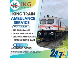 King Train Ambulance Service in Raipur gives you the best experience of doctors through travel