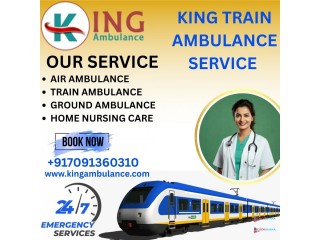 King Train Ambulance Service in Lucknow On-time and safe patient delivery