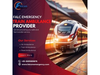 Now it is easy and safe to transport the patient through the Falc Emergency Train Ambulance in Patna