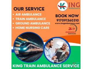 King Train Ambulance service in Bhopal makes special arrangements for injured patients