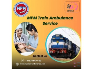 Book the best-equipped MPM Train Ambulance for patient service in Raipur