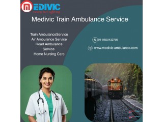 Medivic has the Well-Eloquent Crew in Bhopal to help with the Train Ambulance Transfer