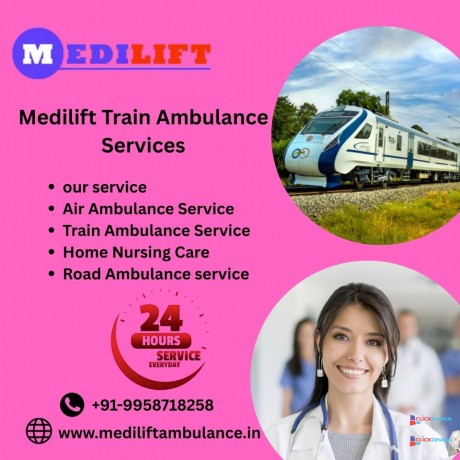 medilift-train-ambulance-has-a-commercial-stretcher-with-a-privacy-section-in-dibrugarh-big-0