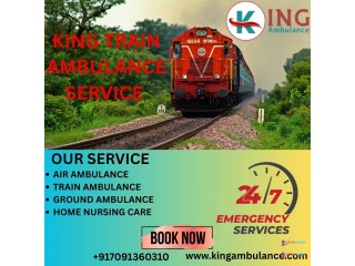 King Train Ambulance Service in Chennai provides the easiest way of transportation