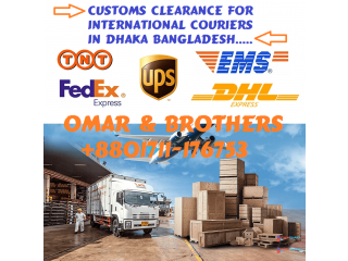 Sample parcel gift goods cargo customs clearance agent broker at courier Dhaka Airport