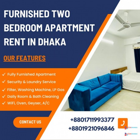furnished-2bhk-serviced-apartment-rent-in-bashundhara-ra-big-0