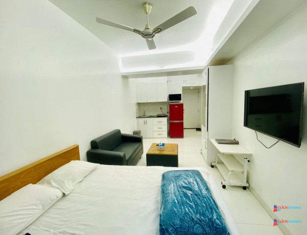 stylish-1-room-studio-with-premium-furniture-in-bashundhara-ra-big-1