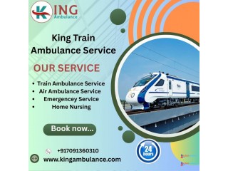 Choose king Train Ambulance for Fast and Safe Transportation in Delhi