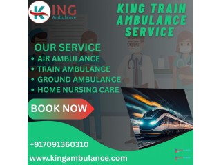 King Train Ambulance Service in Guwahati provides skillful medical team