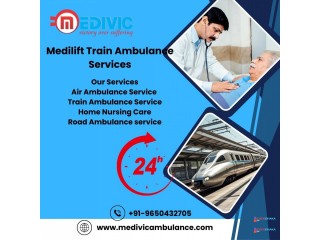 Medilift Delivers Safety Starting from Check-in to Check-out in Jamshedpur in a Train Ambulance