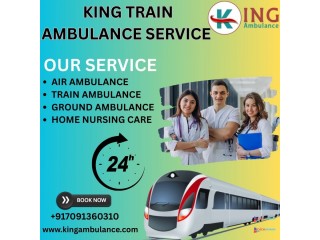 Selected the King Train Ambulance Service in Guwahati to best treatment hare