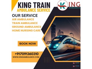 King Offers High-Efficacy Transport for Delicate Cases in Patna in a Train Ambulance