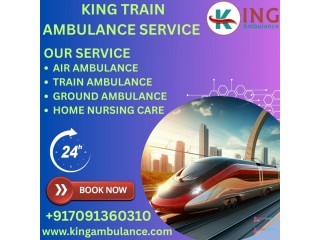 Use King Train Ambulance for comfortable medical transfer between cities in Jabalpur