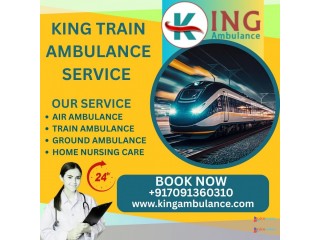 By using King Train Ambulance in Siliguri chances of trouble are minimal