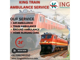 King provides the best Train Ambulance Service in Bangalore to your patients
