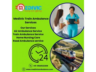 Medivic Provides Complete Wellness Transit at Your Request in  Bhopal by Train Ambulance