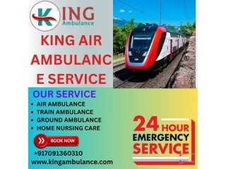 The King Train Ambulance in Delhi provides the fastest transfer of sick patients