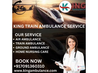 King Train Ambulance provided to reliable health services to the patient in Kolkata