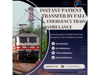 FALC Train Ambulance in Lucknow offers the best and comfortable transfer of patients in case of emergency