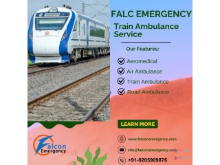 FALC Emergency offers skilled-guided transportation of patients in Mumbai in a train ambulance
