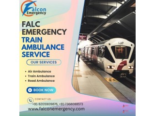 Falc Emergency Train Ambulance in Guwahati provides experienced nurses and doctors