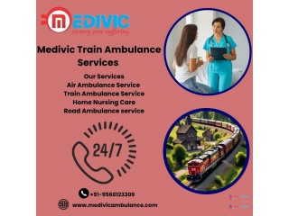 Medivic Does Its Transit Part Quietly in  Bhopal in Its Train Ambulance