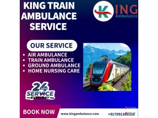 King Train Ambulance transfers patient comfortably from Guwahati