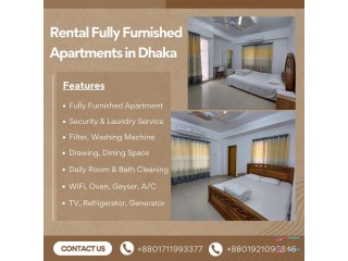 Renting A furnished 1BHK Apartment In Bashundhara R/A.
