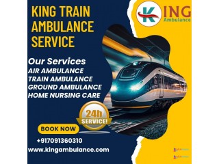 Choose the King Train Ambulance Service in Mumbai with emergency evacuation service