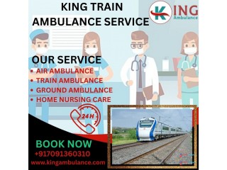 King Keeps You Engaged in Every Transit Stage in Delhi in a Train Ambulance