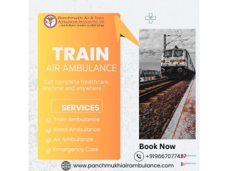 Panchmukhi Train Ambulance in Hyderabad provides Ambulances that are outfitted with Essential Equipment